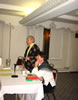 Sharon Doyle - Head Writer of A&E TV Series - speaking to a rapt Assembly